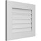 Ekena Millwork Vertical Surface Mount PVC Gable Vent: Functional, w/ 3-1/2"W x 1"P Standard Frame, 24"W x 20"H GVPVE24X2001SF - alternate 2